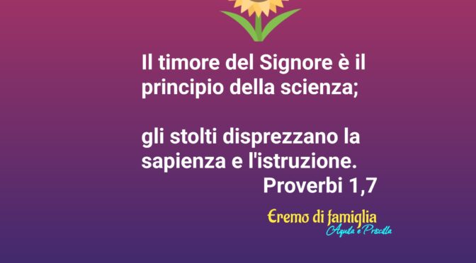 Fidarsi del Creatore