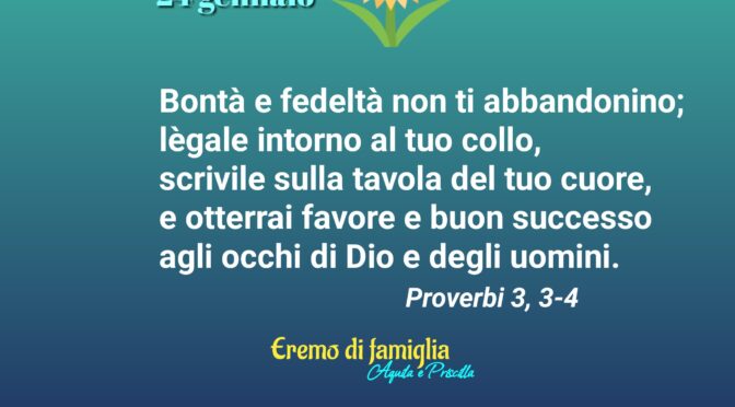 Bontà e fedeltà