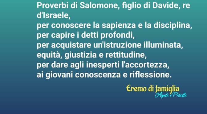 Proverbi di Salonone